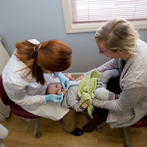 Toddler dental exam harbor country dental